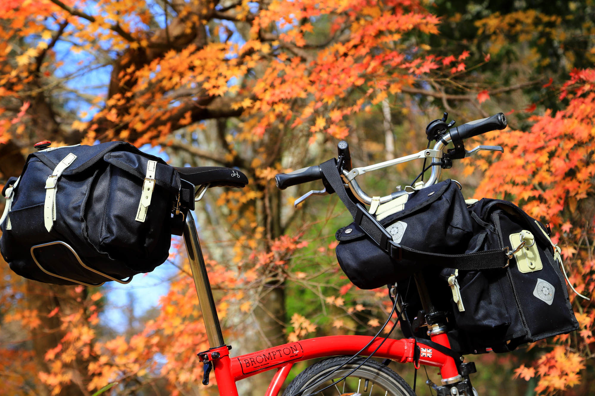 英国】ブロンプトン×キャラダイスバッグ キャンプツーリング仕様まとめ