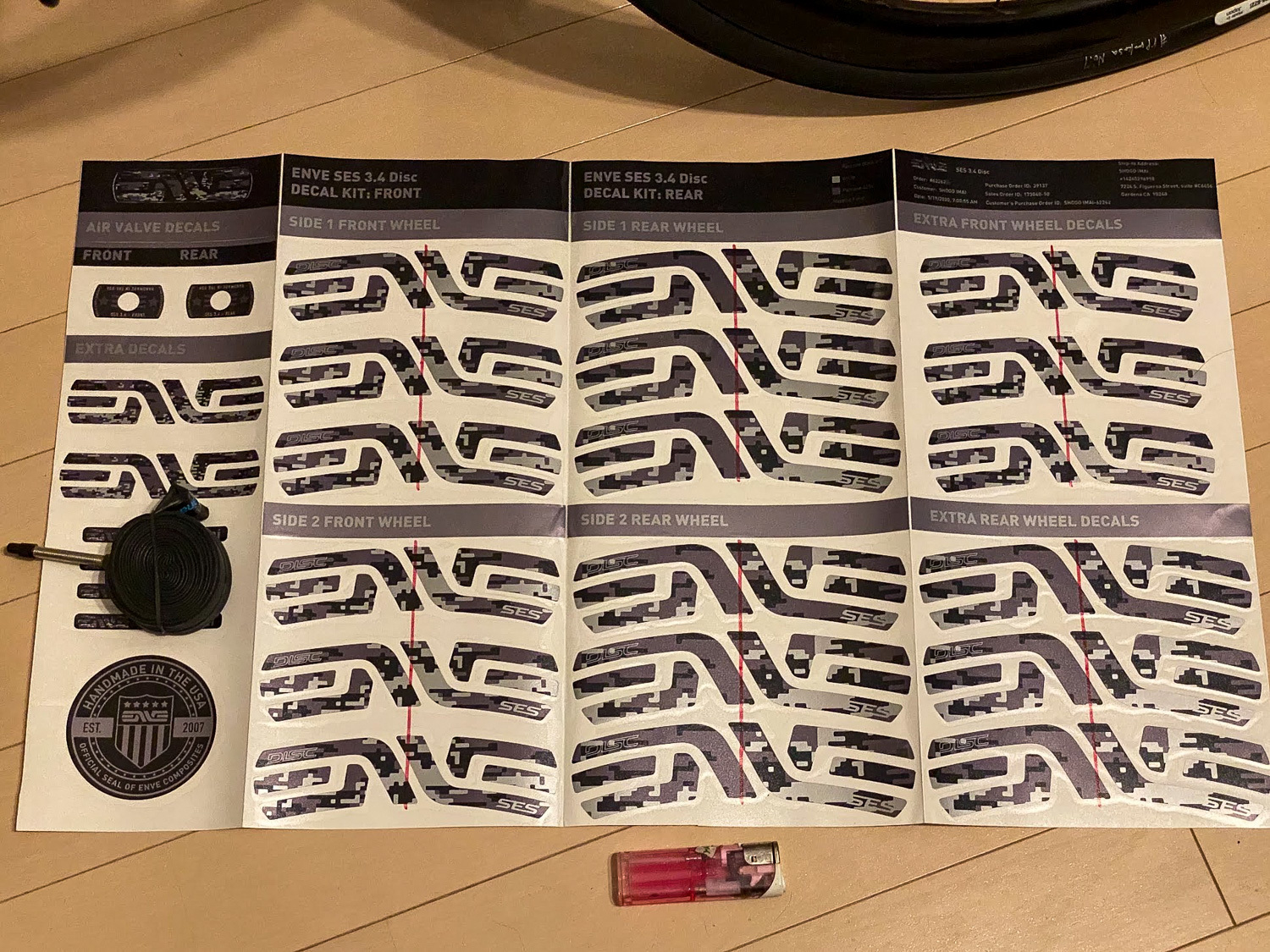 海外通販】ENVEのカスタムデカールを日本から注文して輸入した話