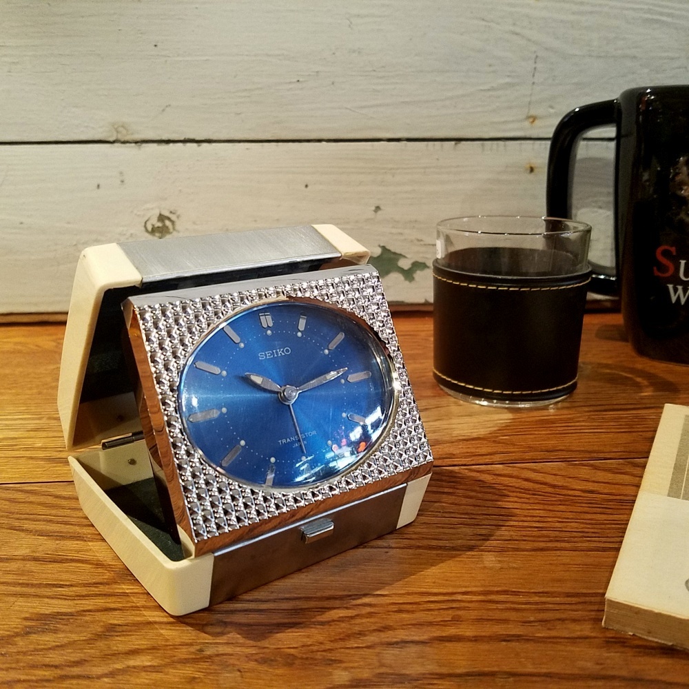 昭和ヴィンテージ セイコー トランジスタ式トラベルクロック - [Sold