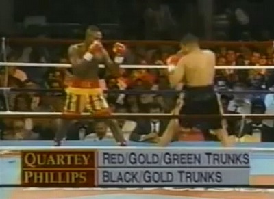 ボクシング ポスター オスカー・デラホーヤvsアイク・クォーティ 当時