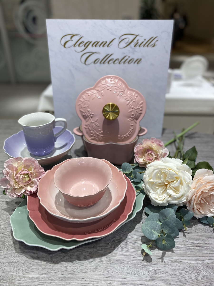 レア限定 ルクルーゼ ココット フルール パウダーピンク