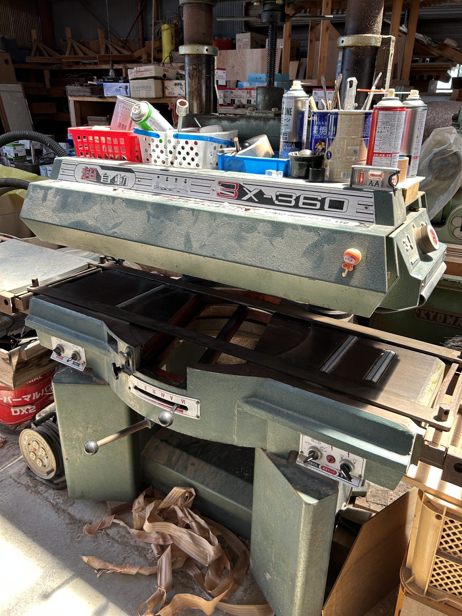 🔧超仕上げかんな盤を修理しました🔨 – スタッフブログ発信中！！機械