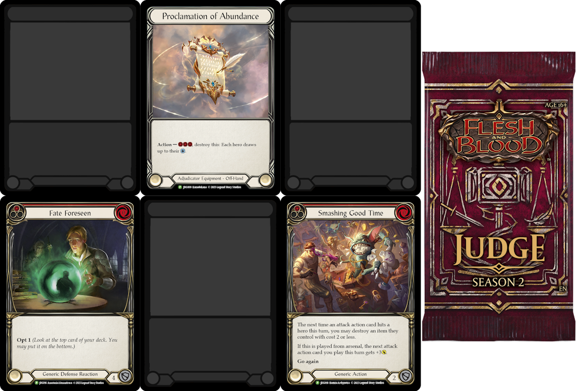 Judge Pack: Season 2 - Judge Blog