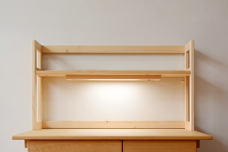 学習机用 木製デスクライト｜薄型｜LED｜ | HINOKICRAFT