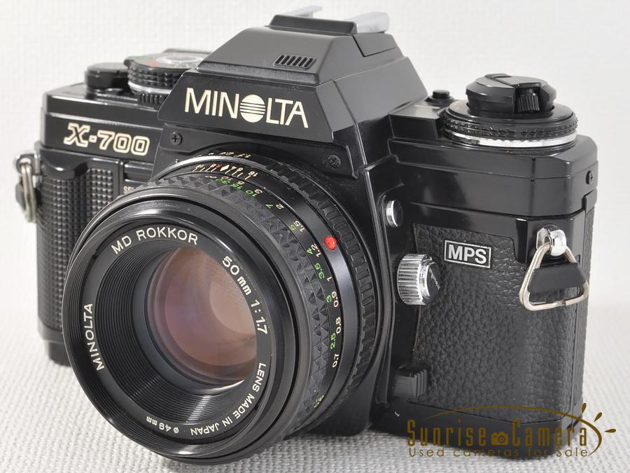 MINOLTA X-700／ミノルタMF一眼レフの完成形サンライズカメラ公式