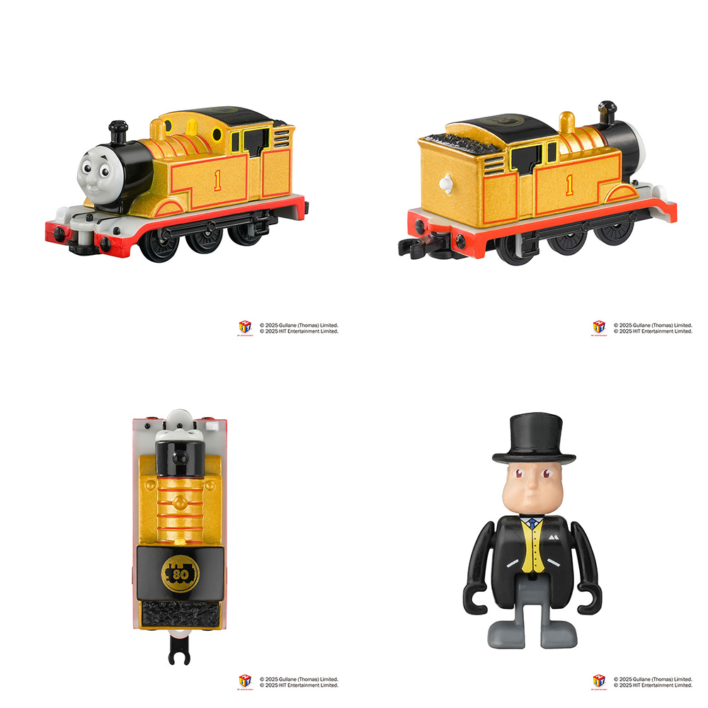 トーマストミカ きかんしゃトーマス原作出版80周年記念 金色のトーマス