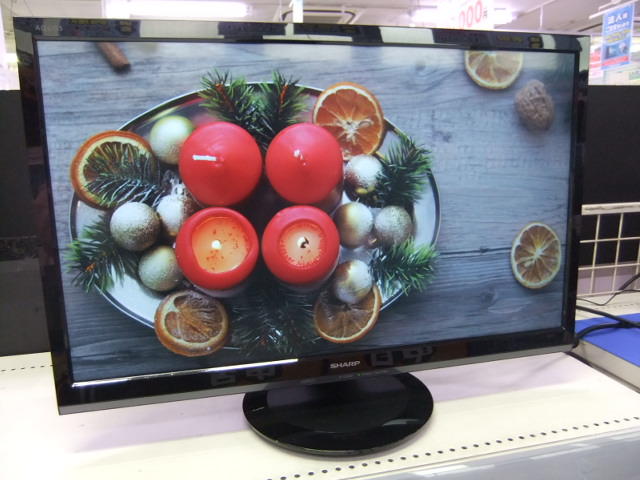 BS・CS放送対応24V型液晶テレビ SHARP AQUOS 2T-C24AD-B - 名古屋中古