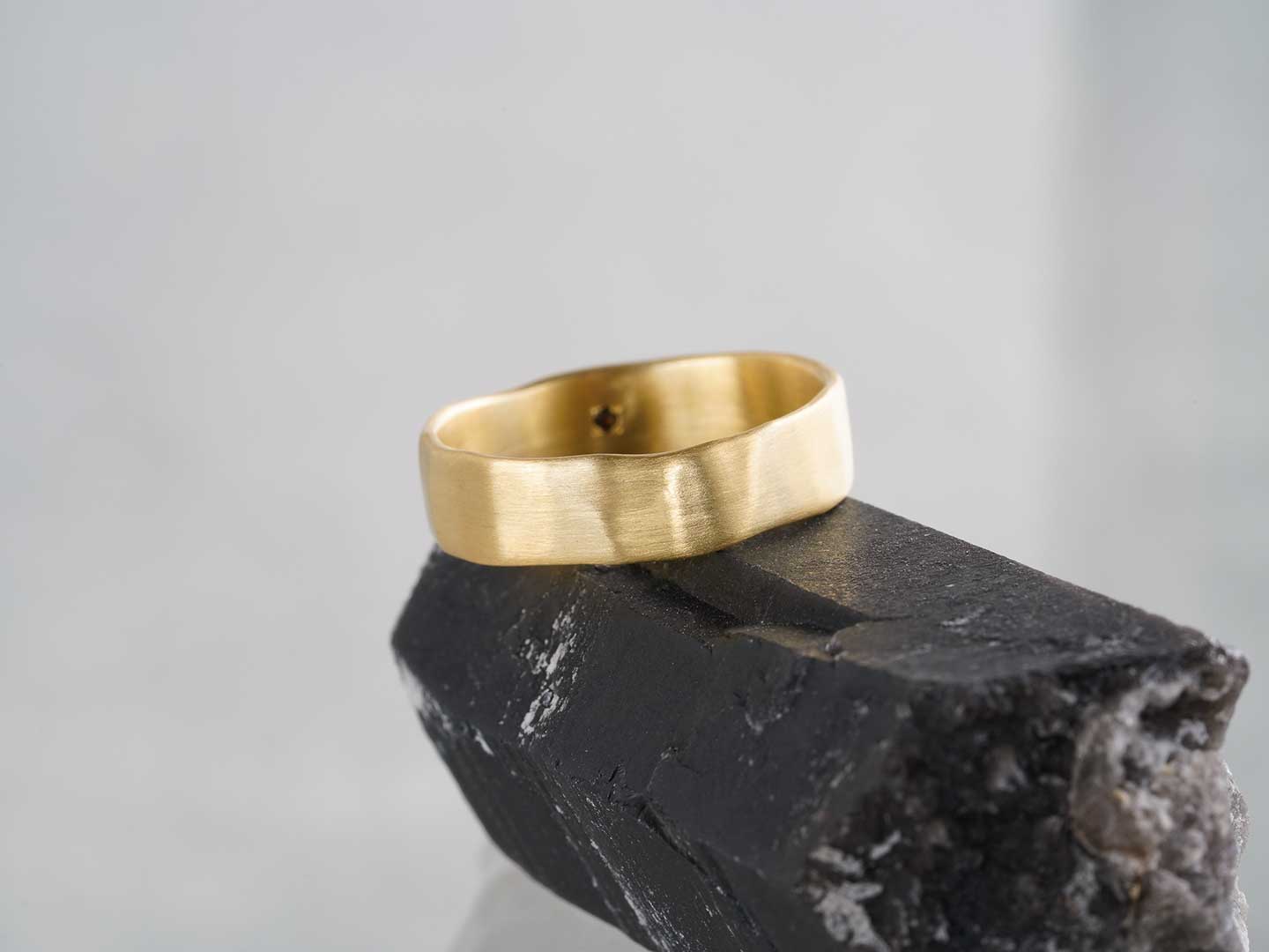 Earthy ring Morion /モリオン[受注生産] | Hariqua-パワーストーン