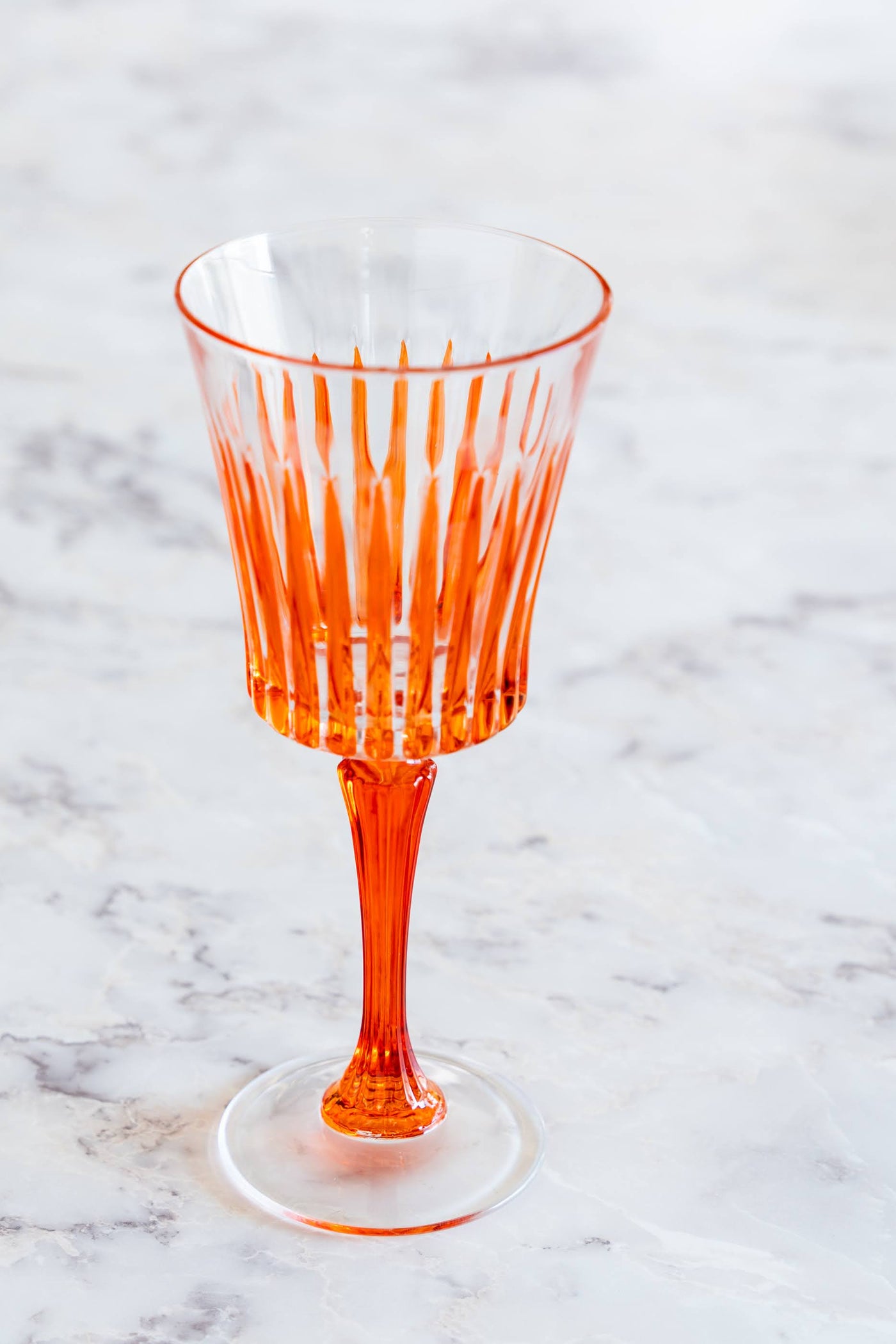 Les Ottomans ムラーノワイングラス オレンジ – Blooming Home