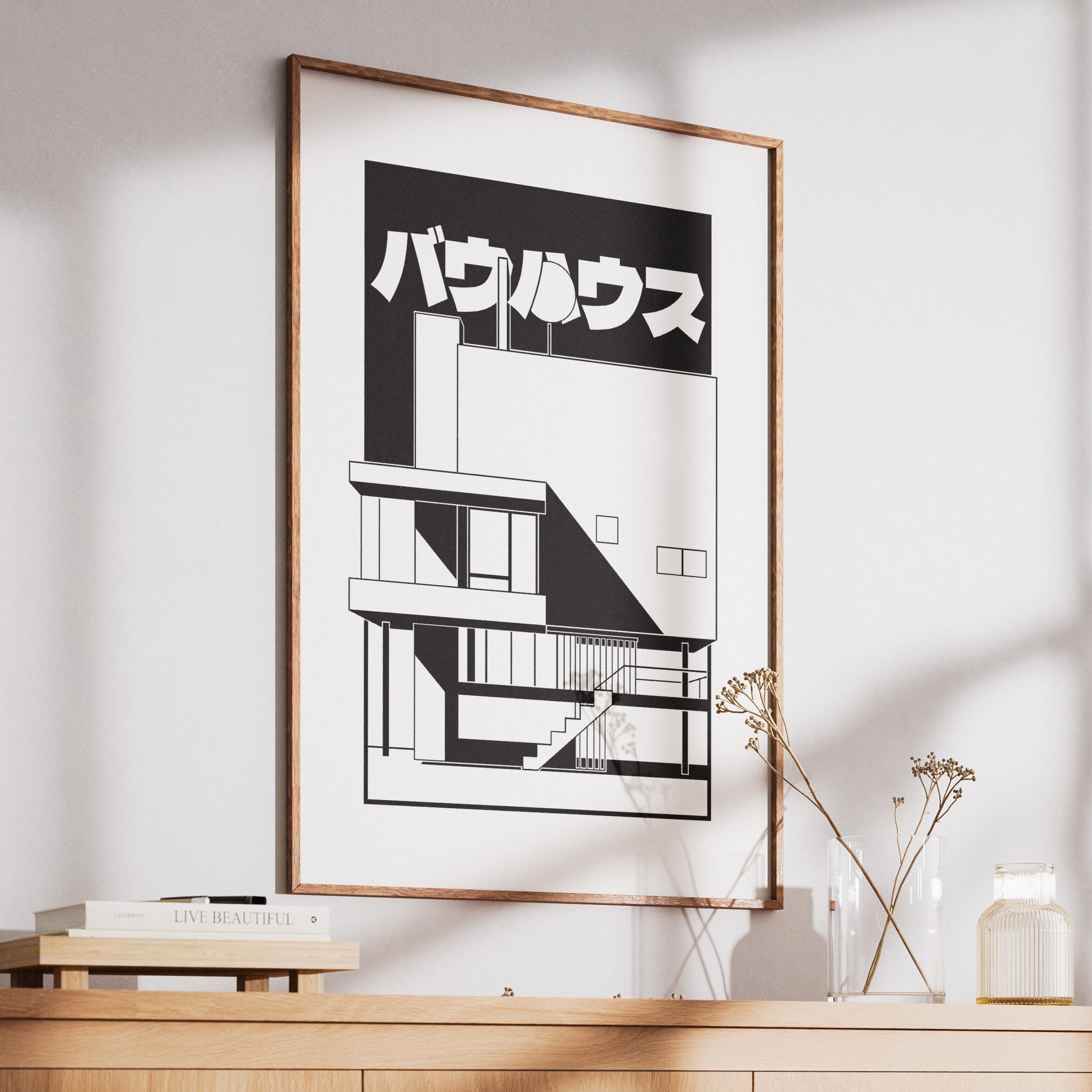 Bauhaus I バウハウス Print – Blau