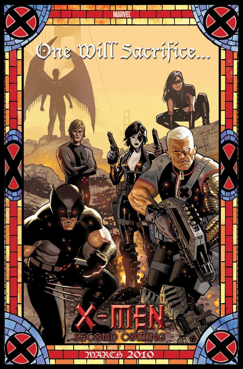 X-Men Second Coming: One will Sacriface Cover - The Black Diamond