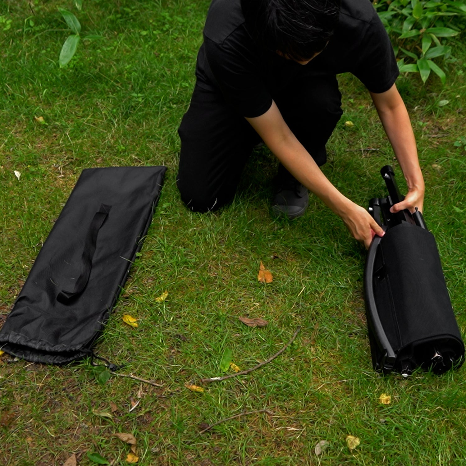 BLACK WOOD CHAIR V2 ブラックウッドチェア アウトドアチェア キャンプ