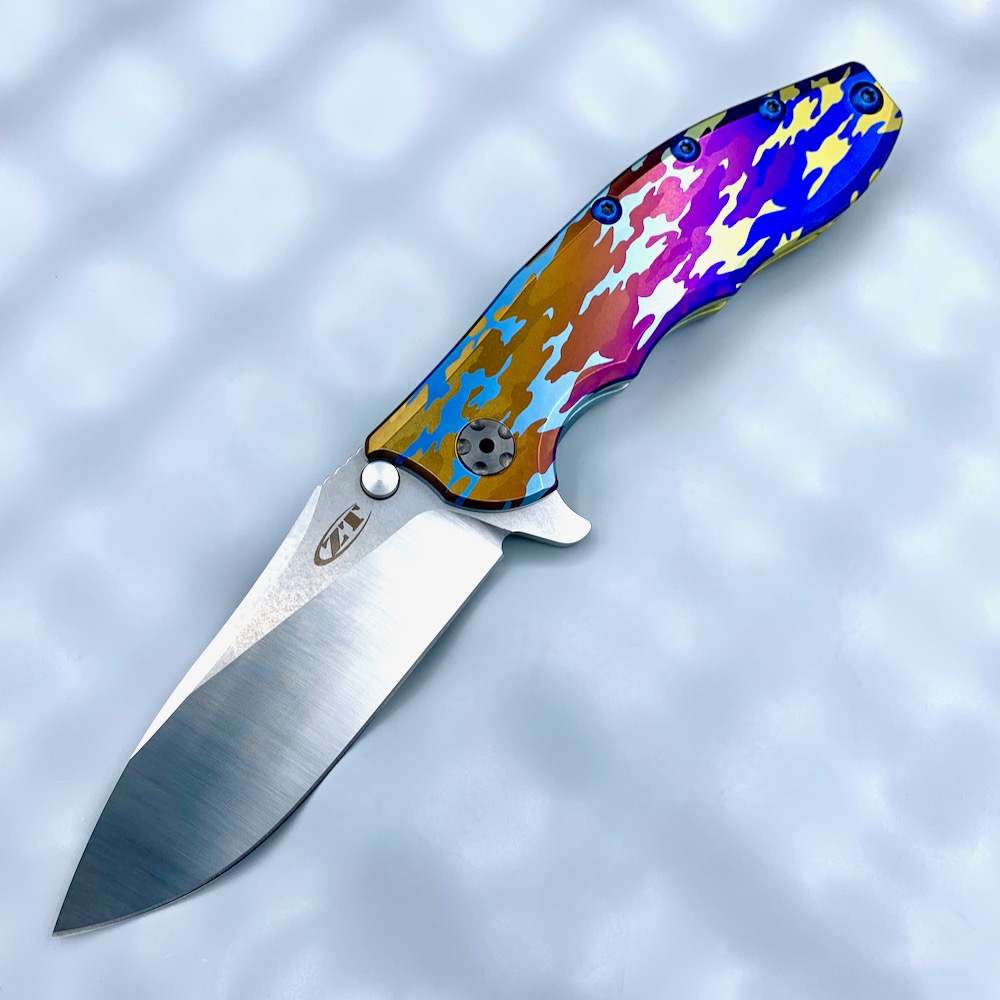 Zero Tolerance 0562Ti Flipper Rick Hinderer Folder ZT0562 w/ Chaos