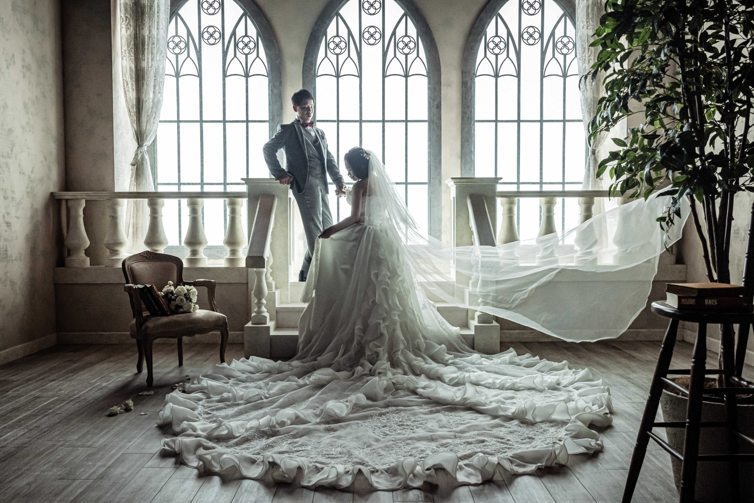 大切な宝物とファミリーフォト｜お子様と一緒に撮影するウェディング