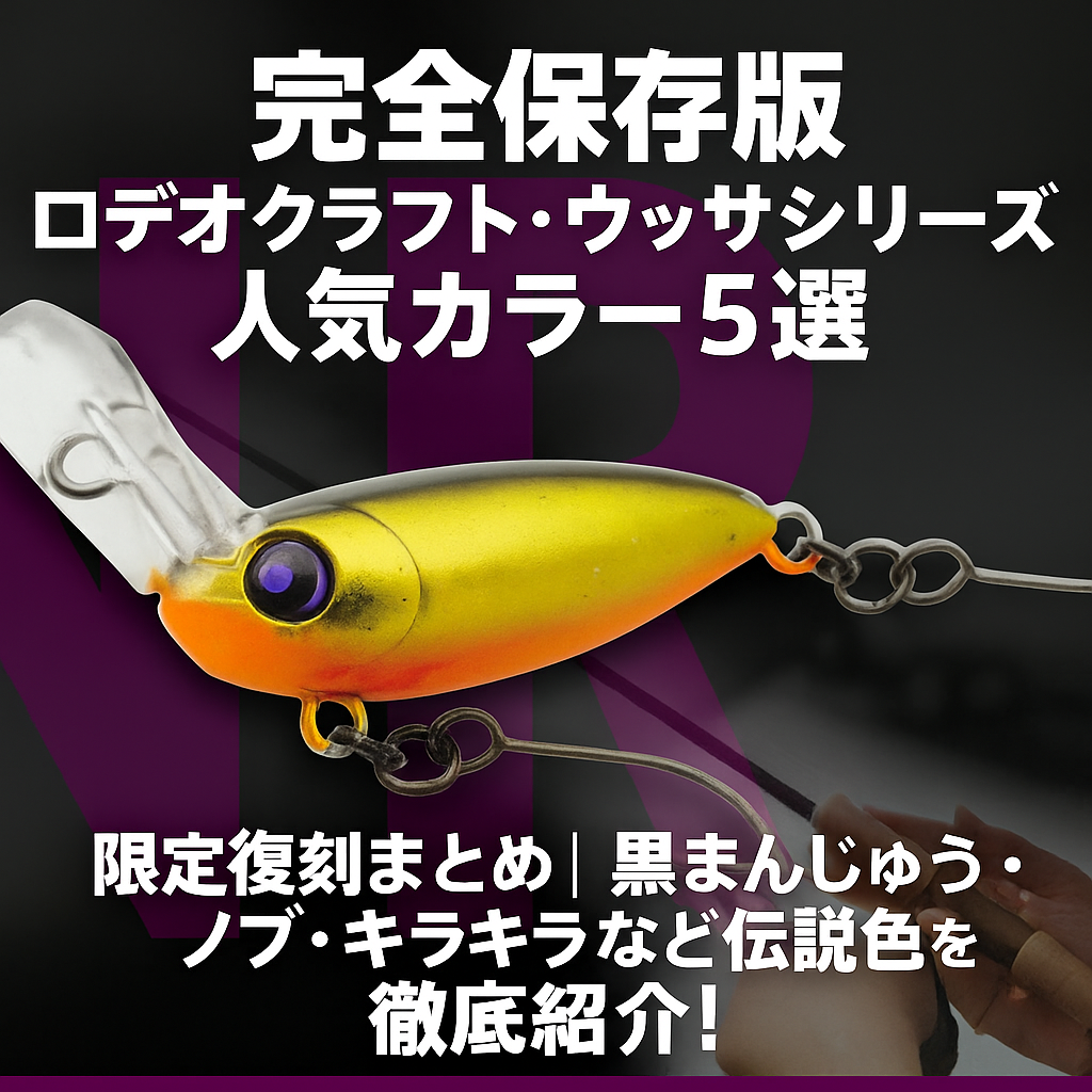 完全保存版】ロデオクラフト・ウッサシリーズ人気カラー5選＋限定復刻