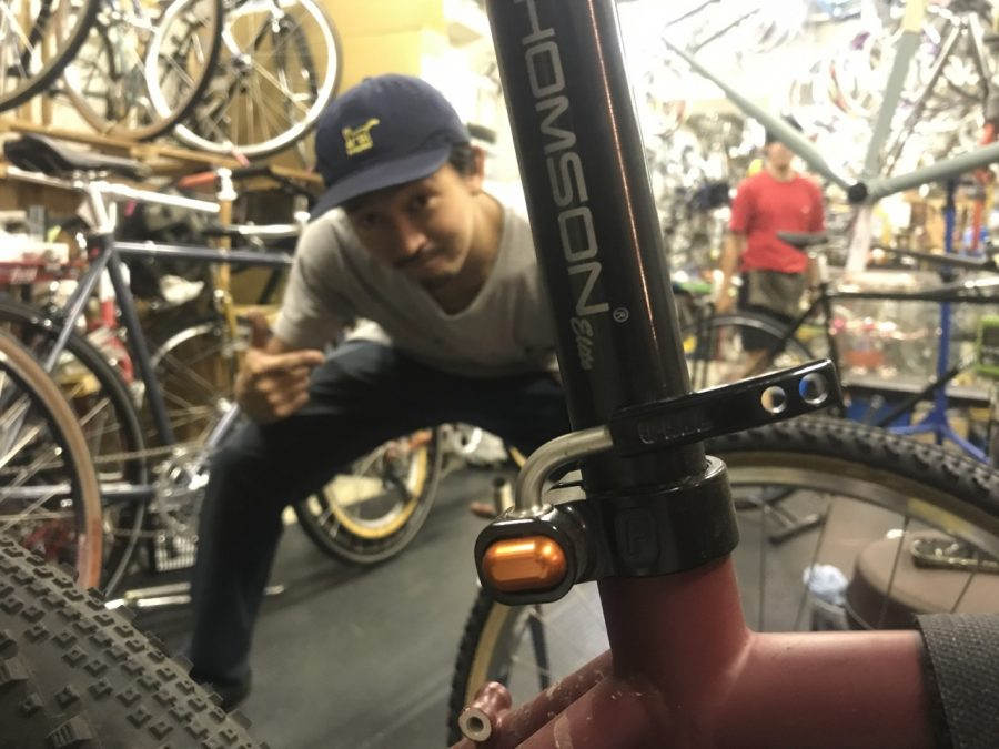 PAUL* quick release seatpost collar (blue/black) - BLUE LUG ONLINE