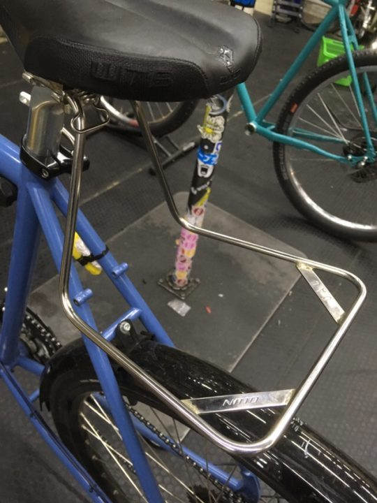 OCEAN AIR CYCLES × NITTO* erlen saddle bag support 2.0 - BLUE LUG