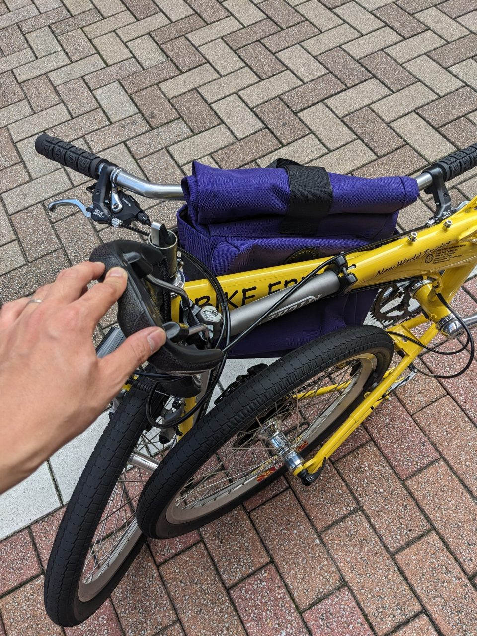 FAIRWEATHER* multi bike bag (purple) - BLUE LUG ONLINE STORE