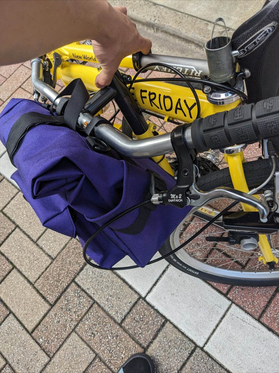 FAIRWEATHER* multi bike bag (black) - BLUE LUG ONLINE STORE