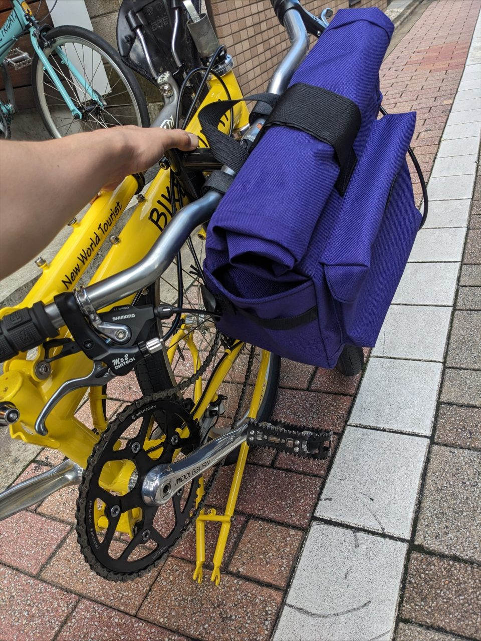 FAIRWEATHER* multi bike bag (purple) - BLUE LUG ONLINE STORE