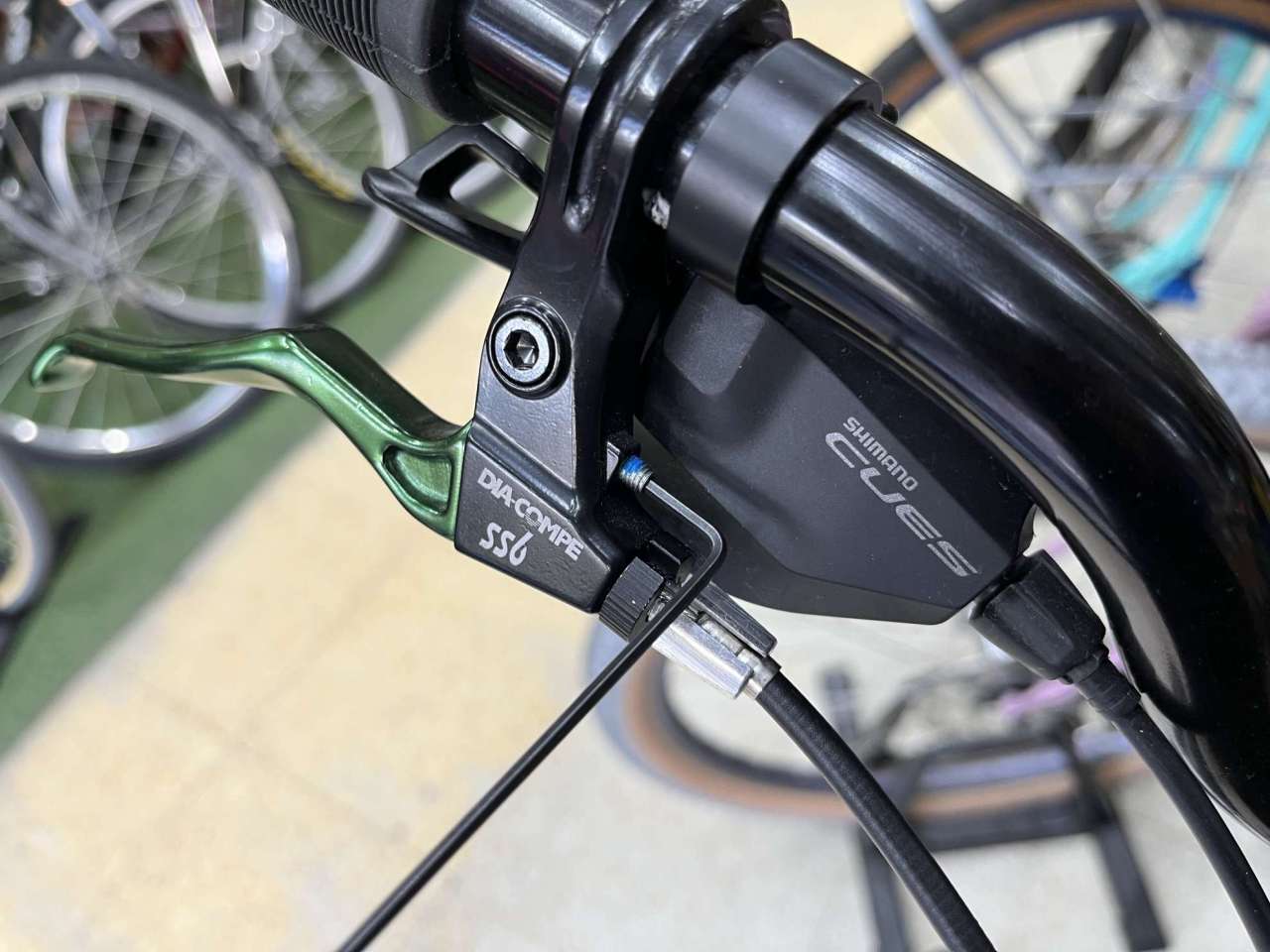 DIA-COMPE* mx-2 brake lever BL special (polish) - BLUE LUG ONLINE