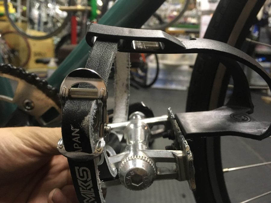 MASH* nylon double toe clips (black drip camo) - BLUE LUG ONLINE STORE