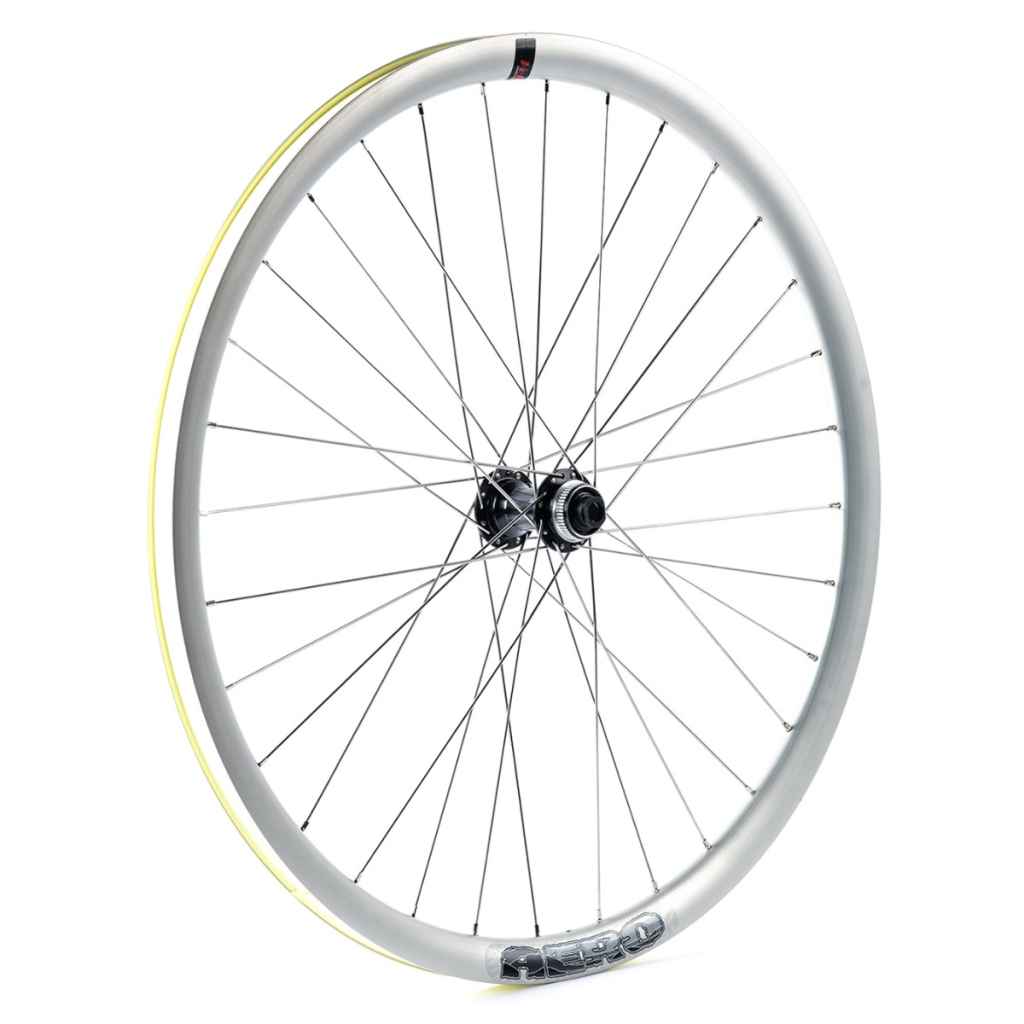 VELOCITY* aero thru-axle disc wheel 650b (silver) - BLUE LUG