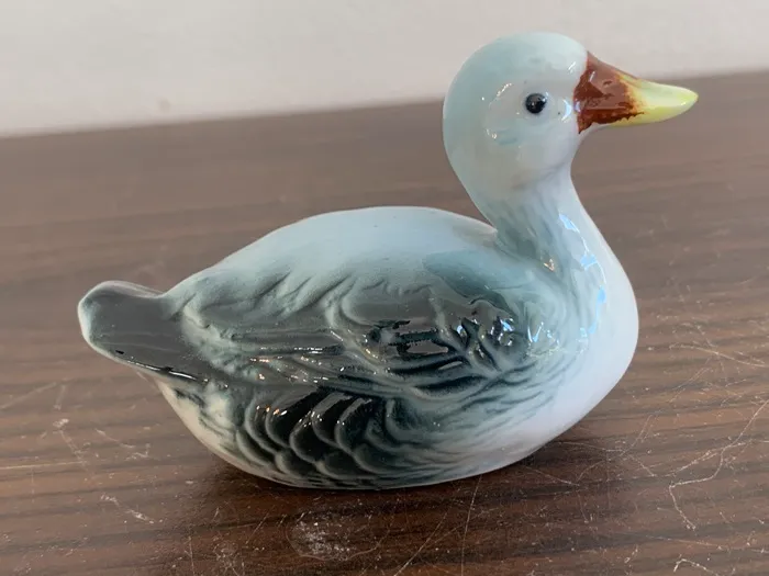 フランス 70s アヒル 陶器 置物 ヴィンテージ | Blue Swallow Vintage