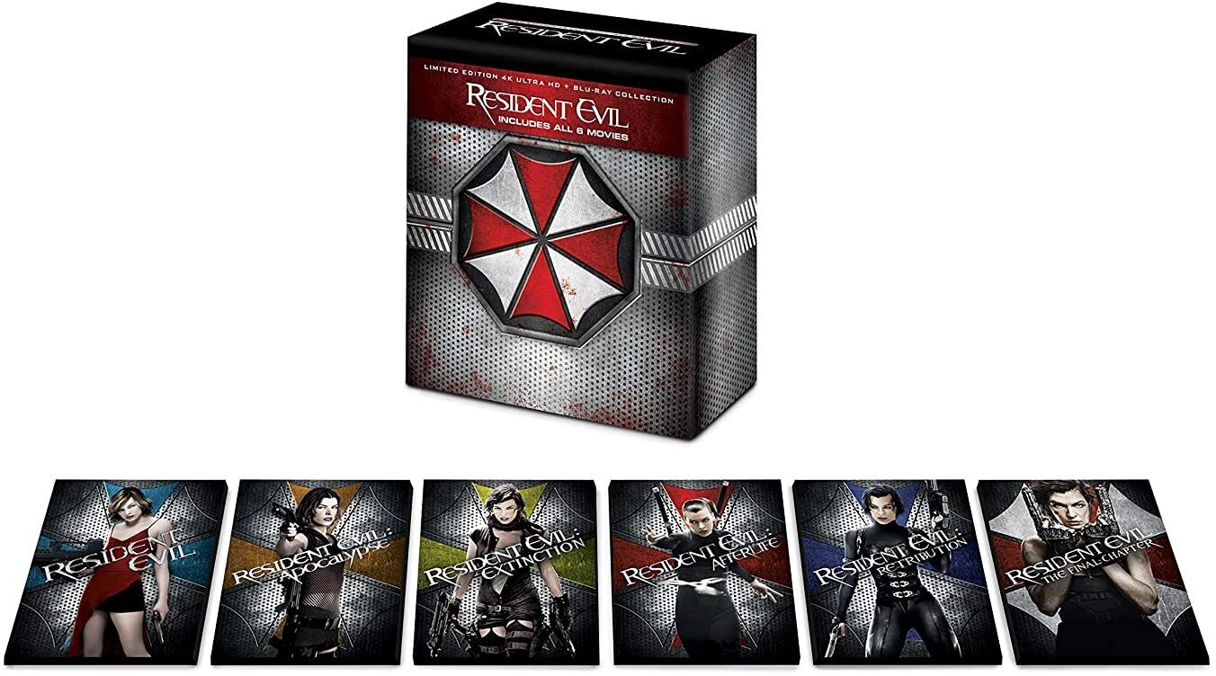 Resident Evil: The Complete Collection 1-6 (4K UHD + Blu-ray