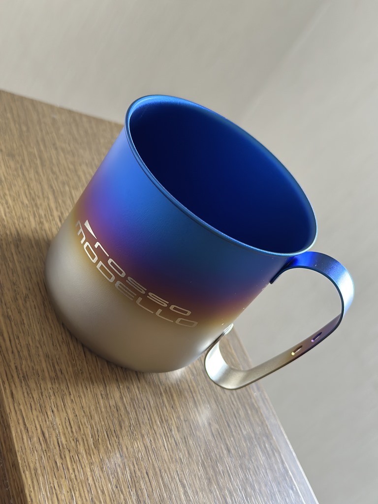 超軽量でカッコいい！ロッソモデロ製フルチタンマグ(純チタン100