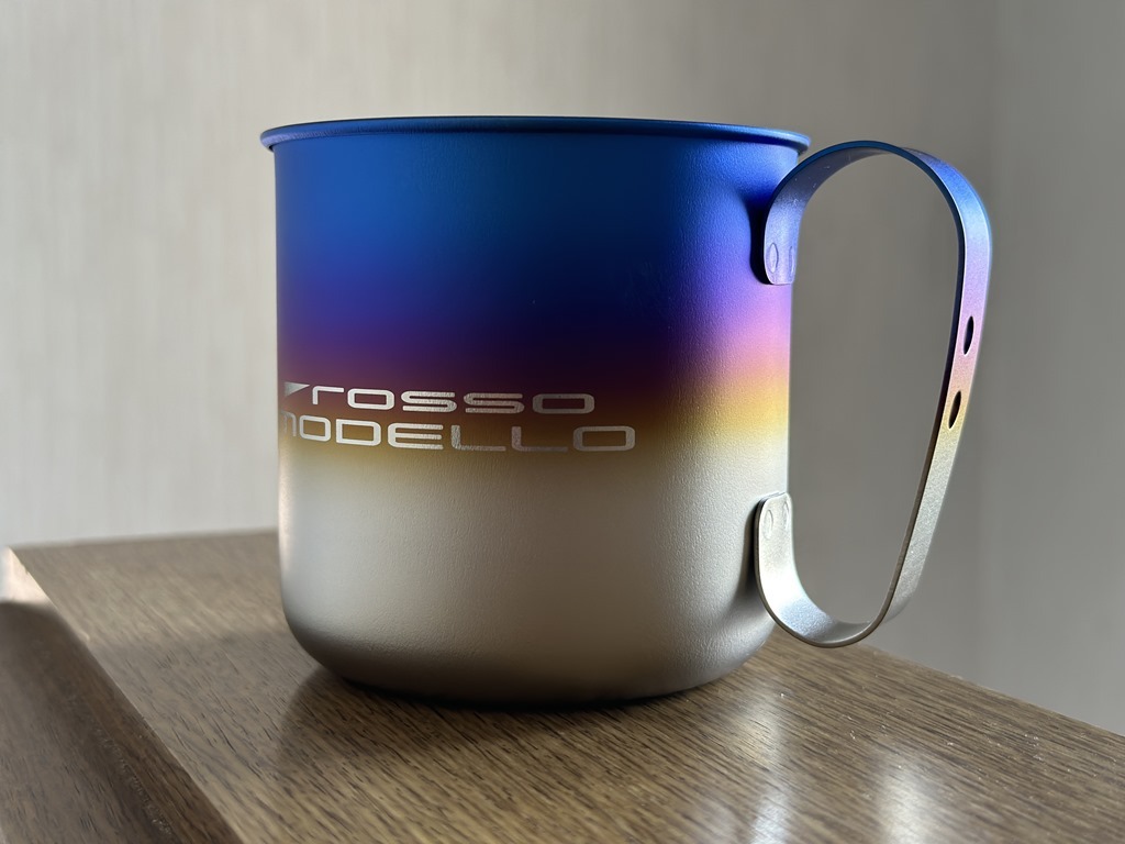 超軽量でカッコいい！ロッソモデロ製フルチタンマグ(純チタン100