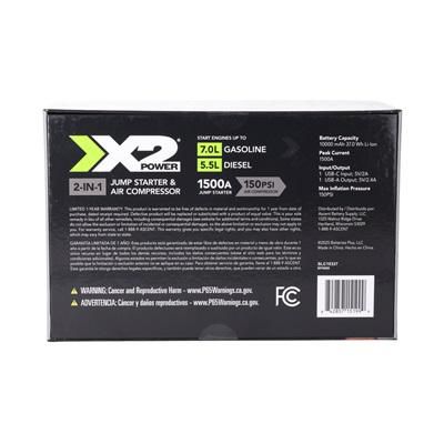 X2Power 2-in-1 Jump Starter & Air Compressor - SLC10327 at