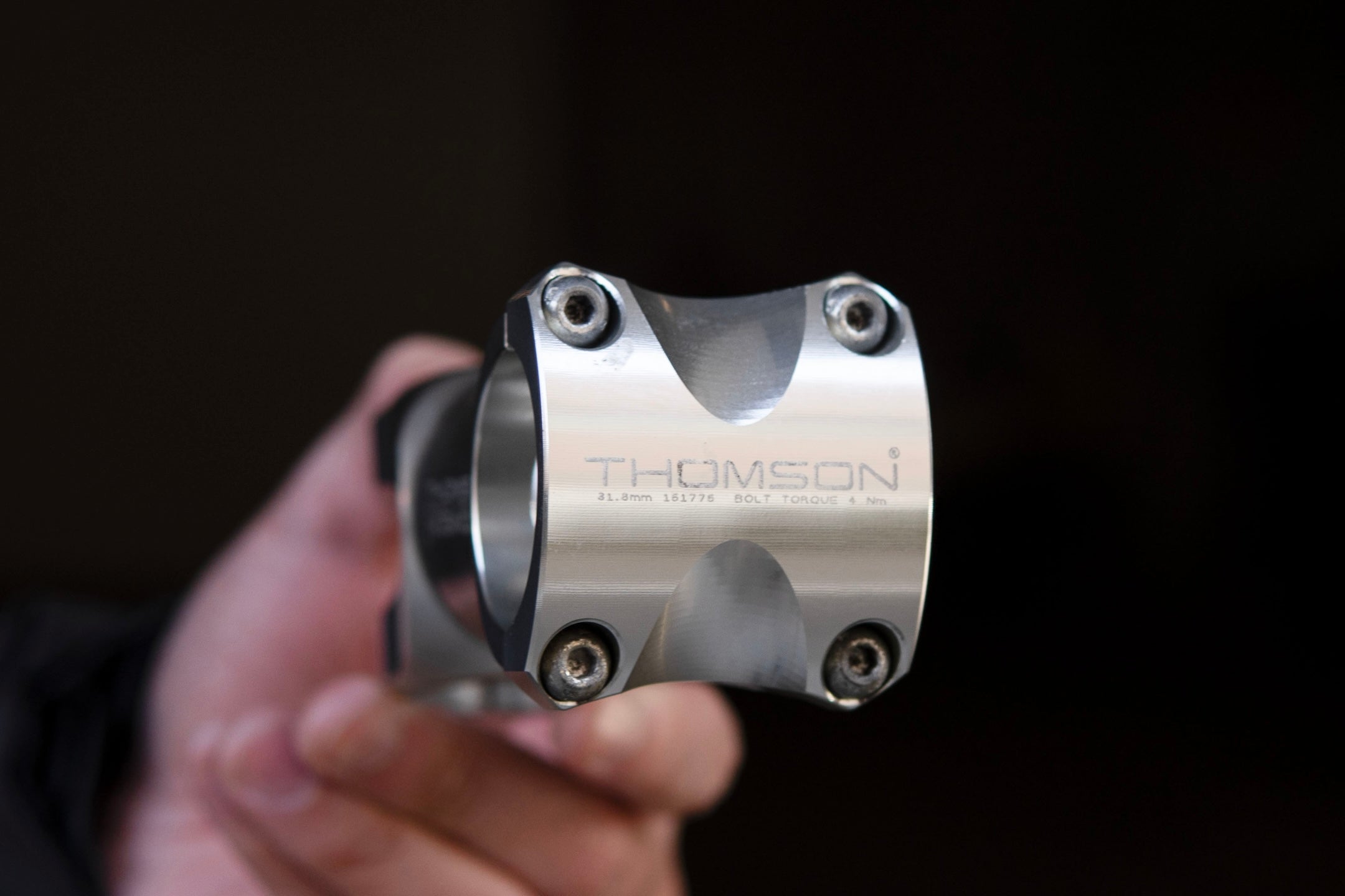 THOMSON ELITE X4 STEM Silver (10° / 90mm / Ø31.8)【USED】