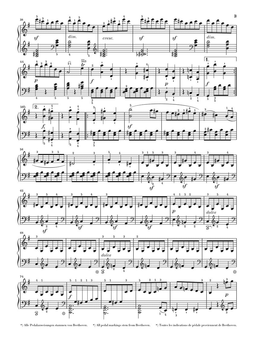 ピアノ／ベートーヴェン：ピアノ・ソナチネ ト長調 Op.79 – BREMEN