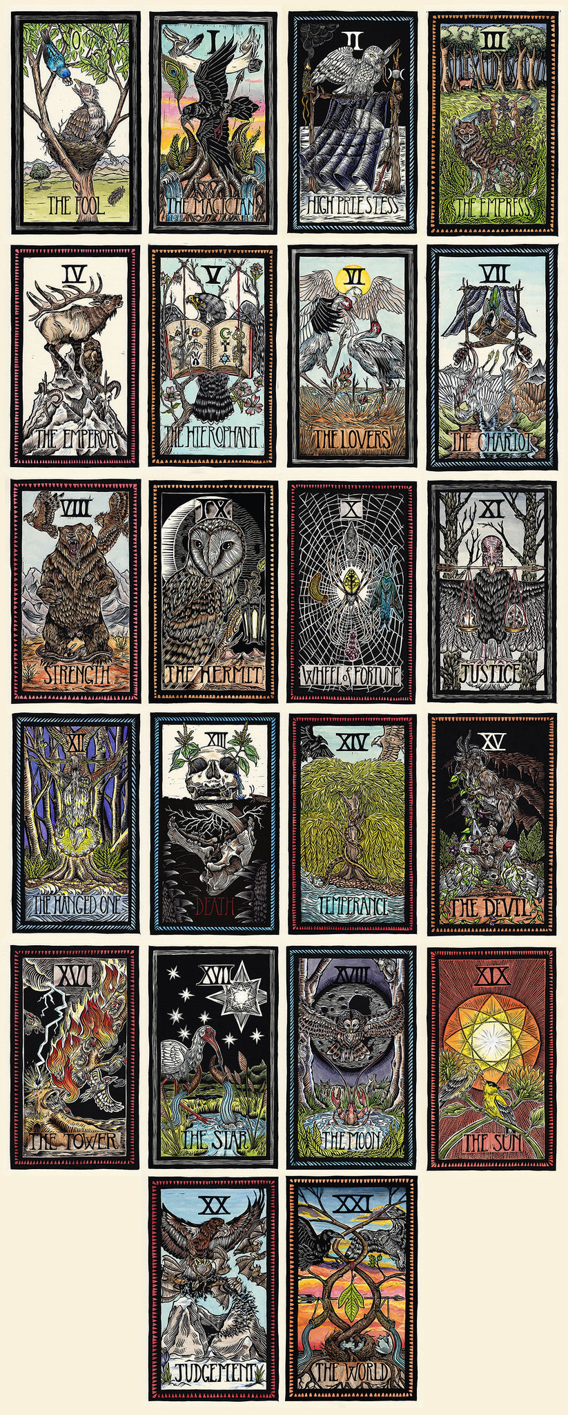 Full Color Brady Tarot Giclée Prints