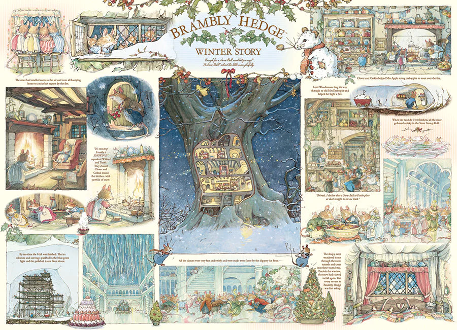 Brambly Hedge 1000 Piece Winter Story Puzzle - Brambly Hedge