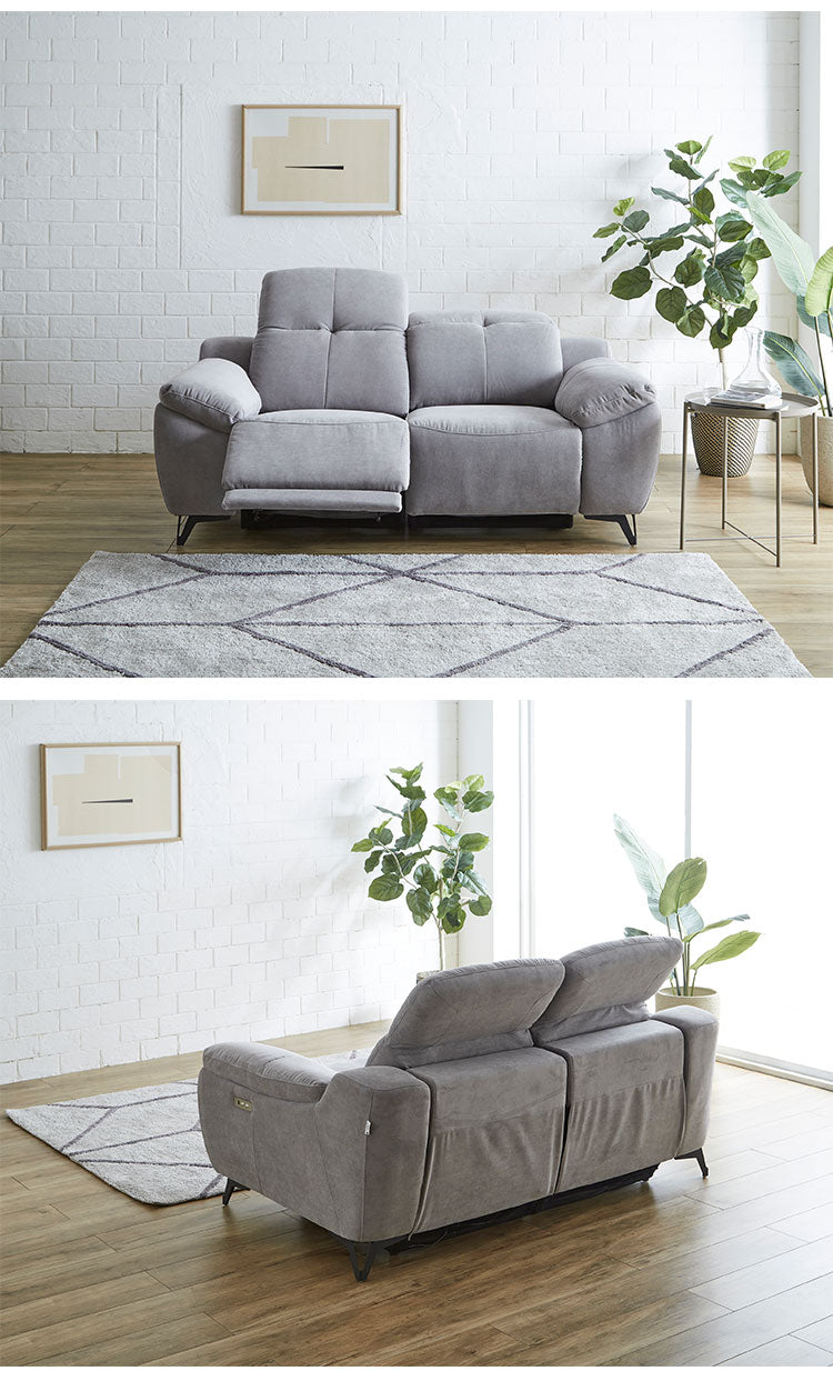 リクライニングソファ 2人掛け 電動 幅172cm リクライニング