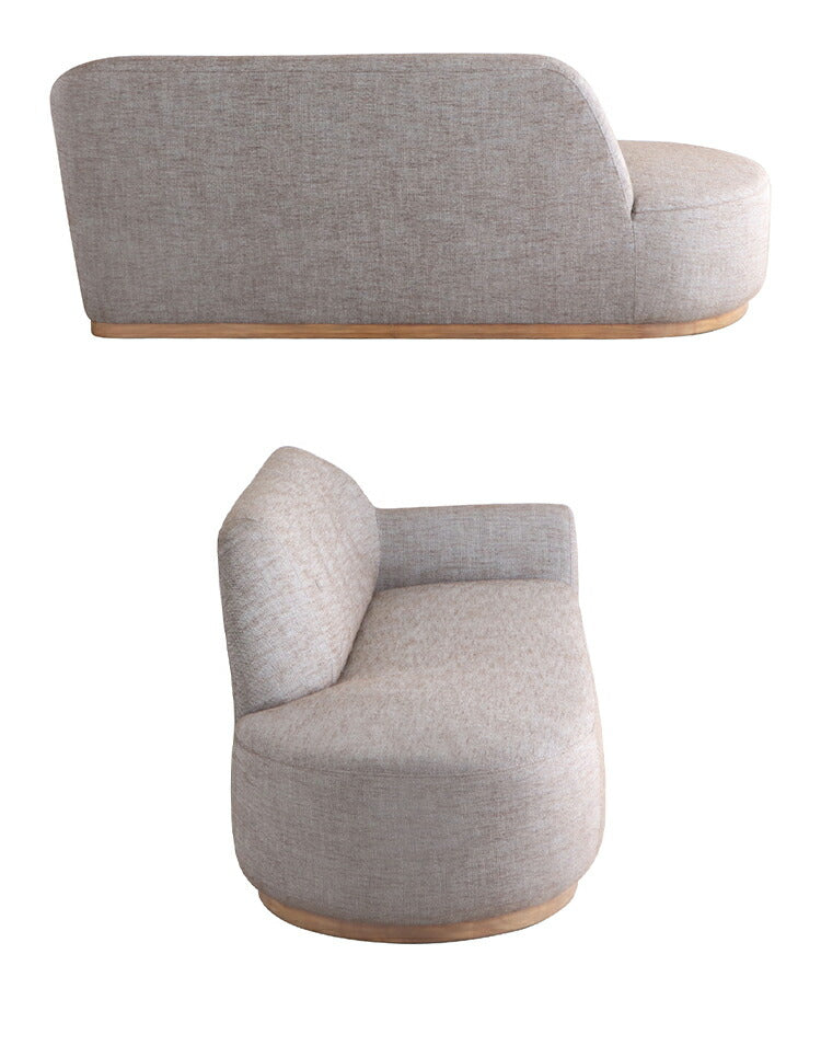 ローソファ 3人掛け 完成品 オットマン付き カウチソファ ロータイプ