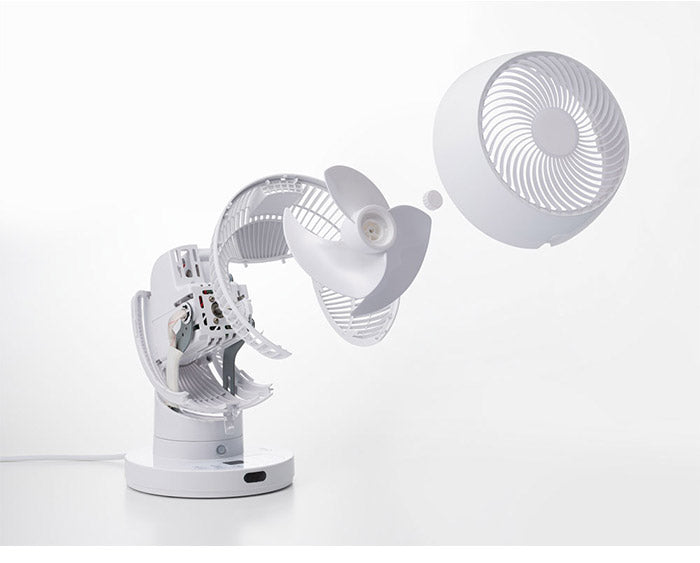 節電センサー付 DCスイングサーキュレーター360 ホワイト グレー CF