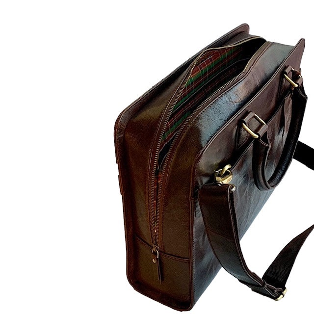 Large ビジネス マホガニーブラウン