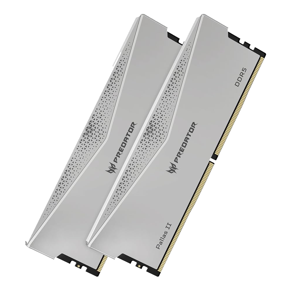 Acer Predator Pallas II DDR5 6000MHz 32GB [2x16GB] DIMM Memory [Silver