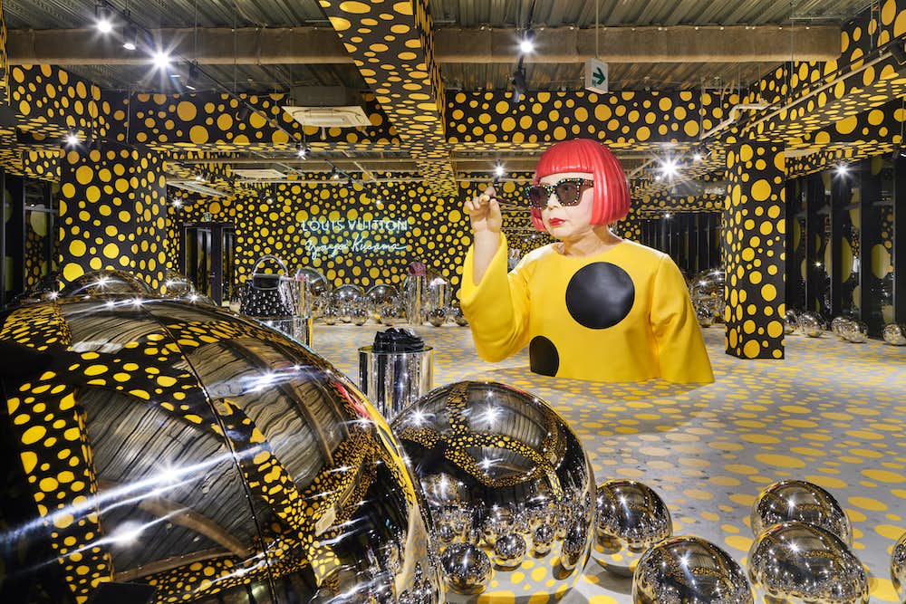 ルイ・ヴィトン×草間彌生」のポップアップストアで唯一無二の世界に