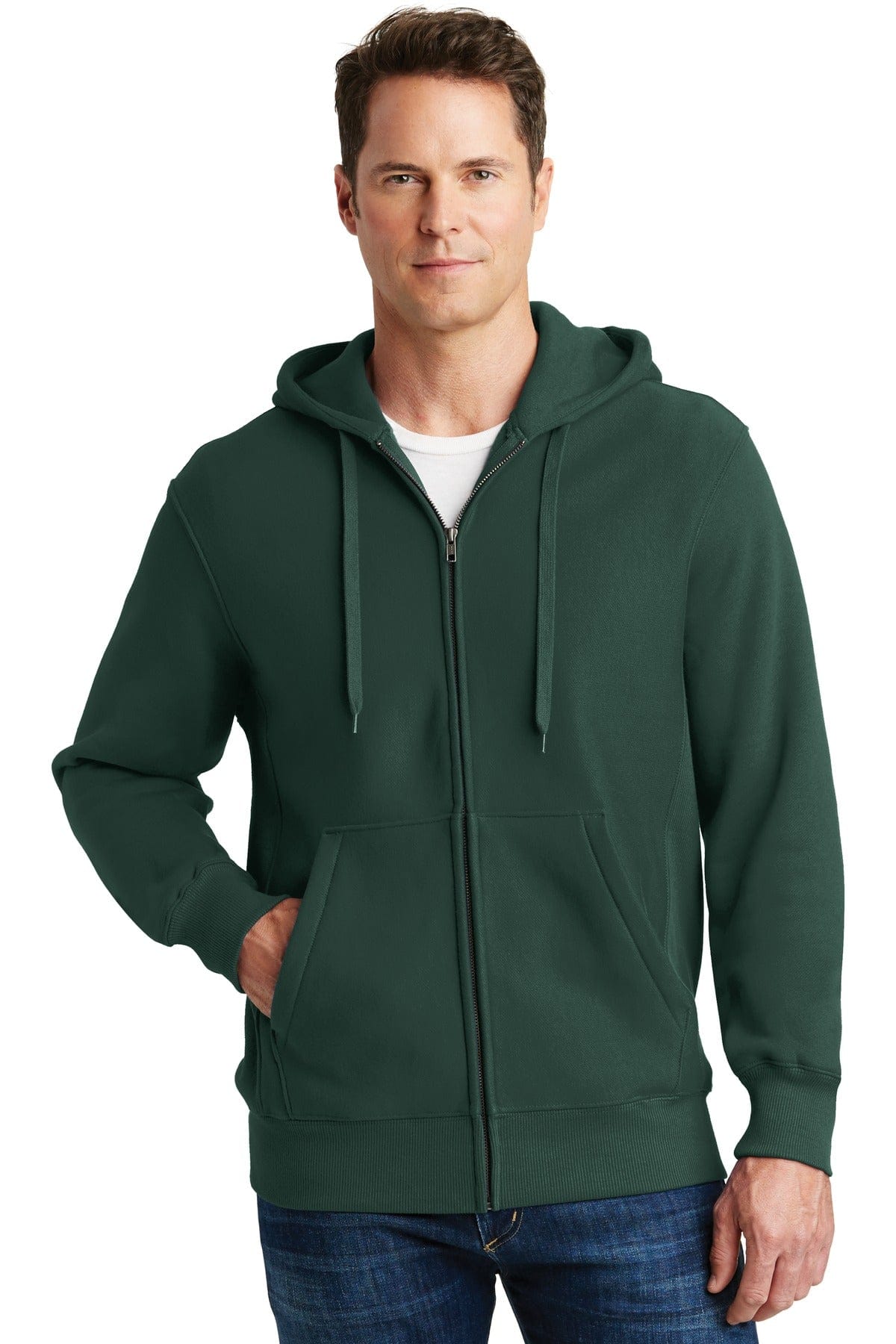 Sport-Tek F282: Super Heavyweight Full-Zip Hooded Sweatshirt