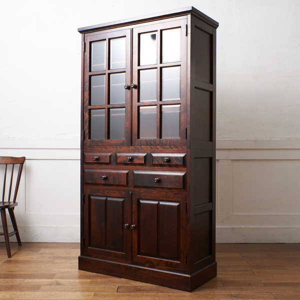 イズヤオンライン | 北海道民芸家具 HM160K 食器棚