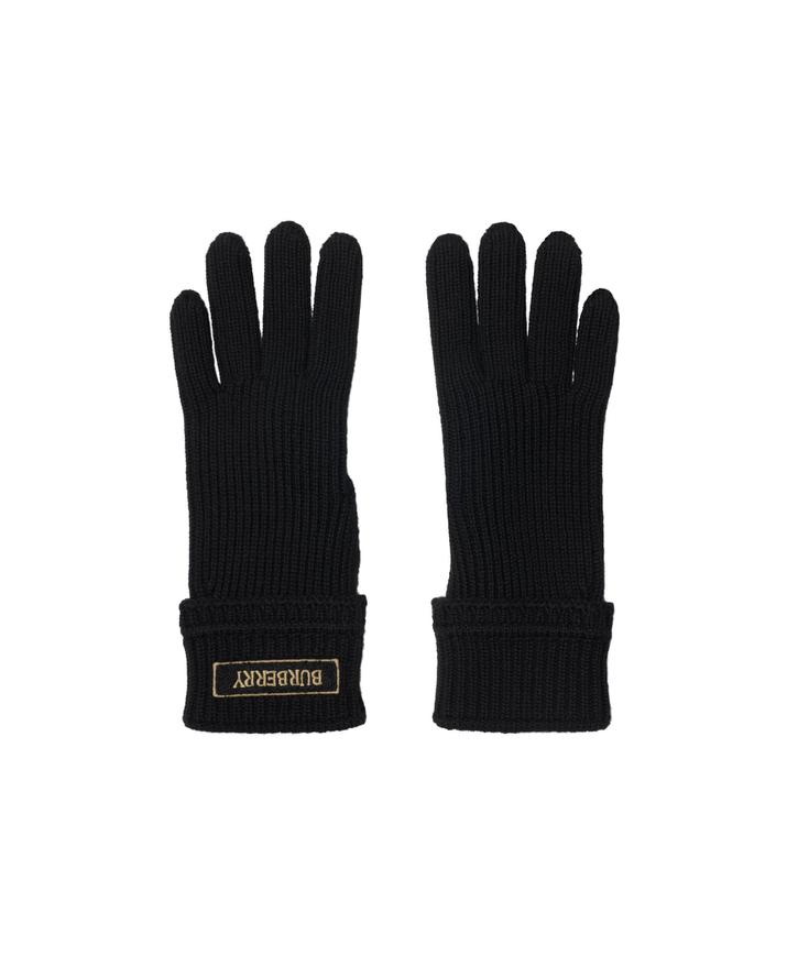 burberry/バーバリー通販 | ロゴパッチ ウールブレンド グローブ【送料