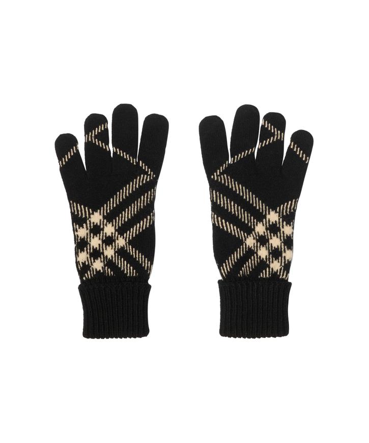 burberry/バーバリー通販 | ロゴパッチ ウールブレンド グローブ【送料