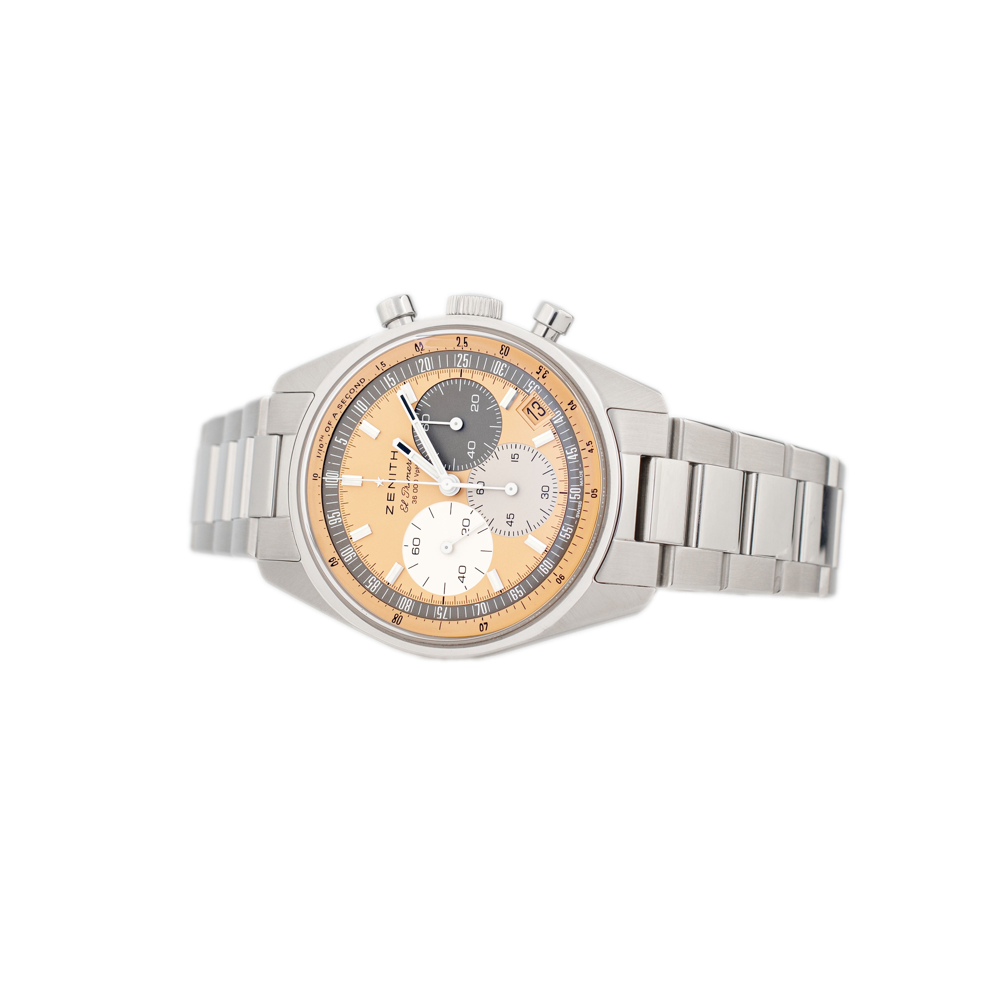 Zenith Chronomaster Original Hodinkee Edition Stainless Steel Salmon D