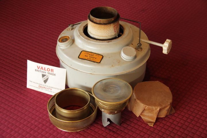 Valorバーラー525, ビンテージストーブ、ギャランティーカード