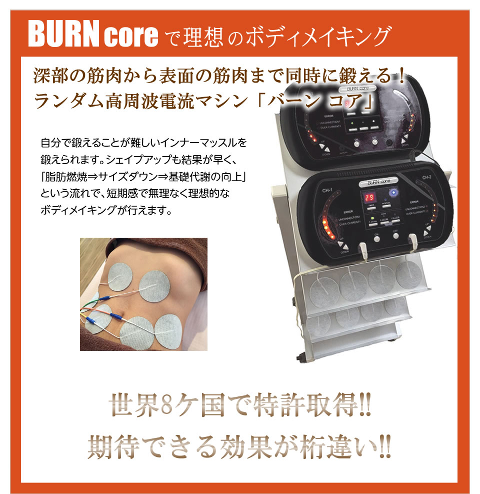 複合高周波電流マシン バーンコア