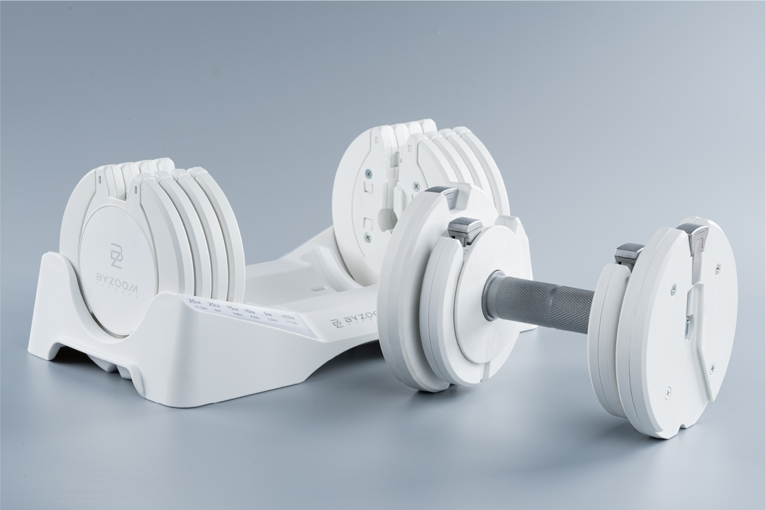 Pure Series 可変式ダンベル 12.5kg ホワイト – Byzoom Fitness JAPAN